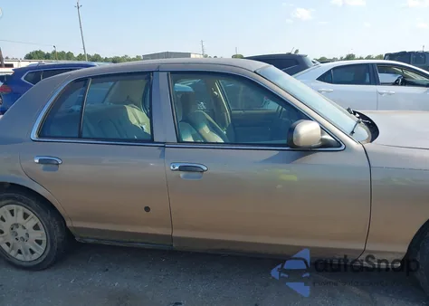 2005 Mercury Grand Marquis Gs из США, поврежденный, VIN 2MEFM74W25X625920